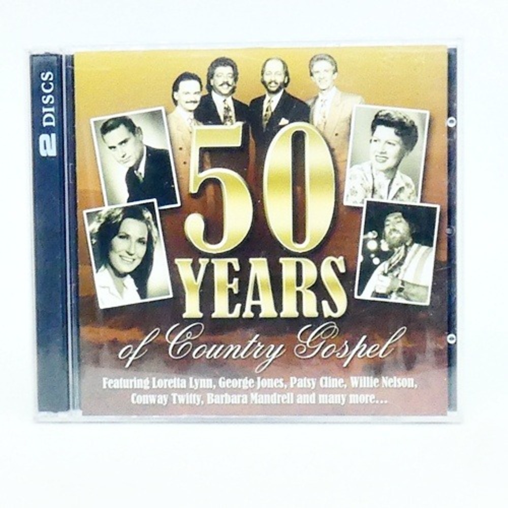 50 Years Of Country Gospel Patsy Cline Loretta Lynn Willie Nelson (CD, 2004)